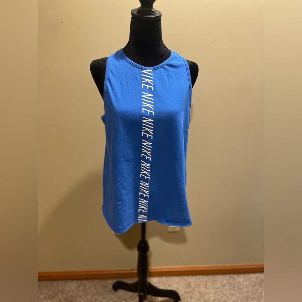 Blue Nike Athletic Tank Top
